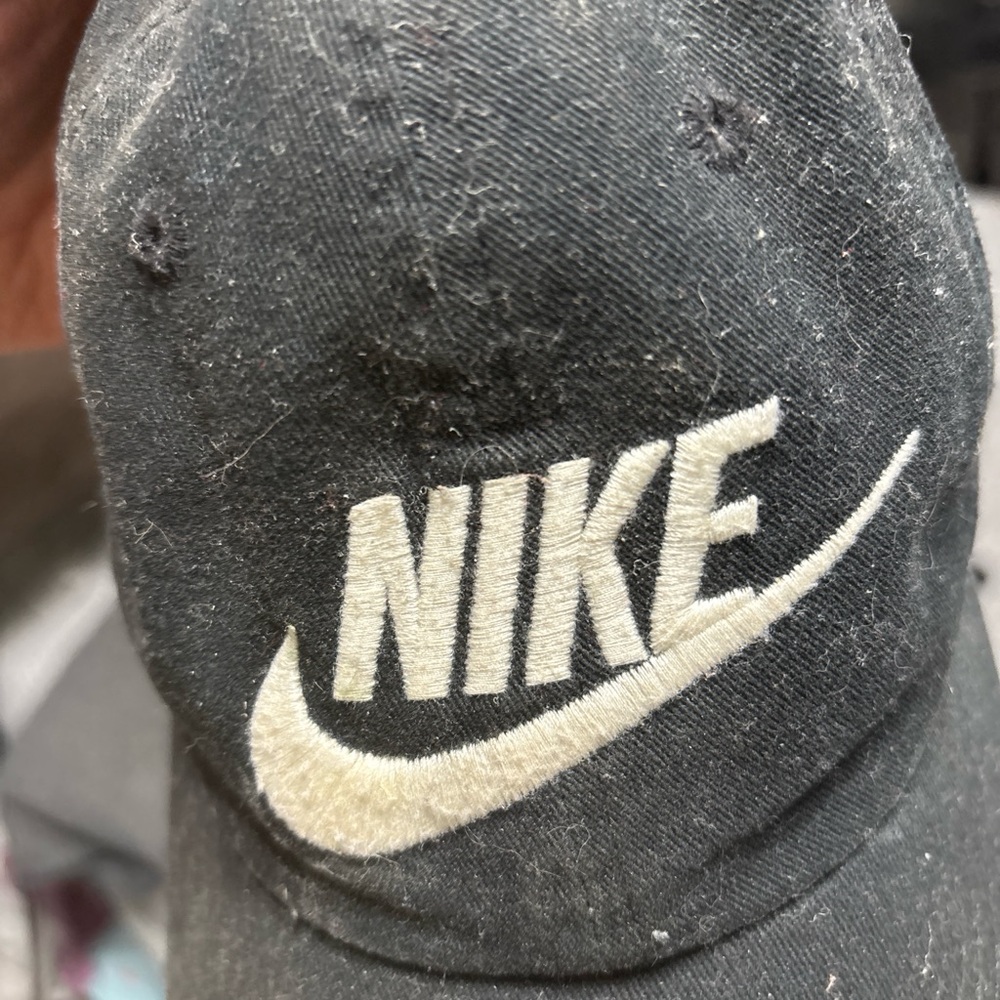 Nike Black and White Logo Cap